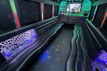 Hillsboro Limo Bus Interior