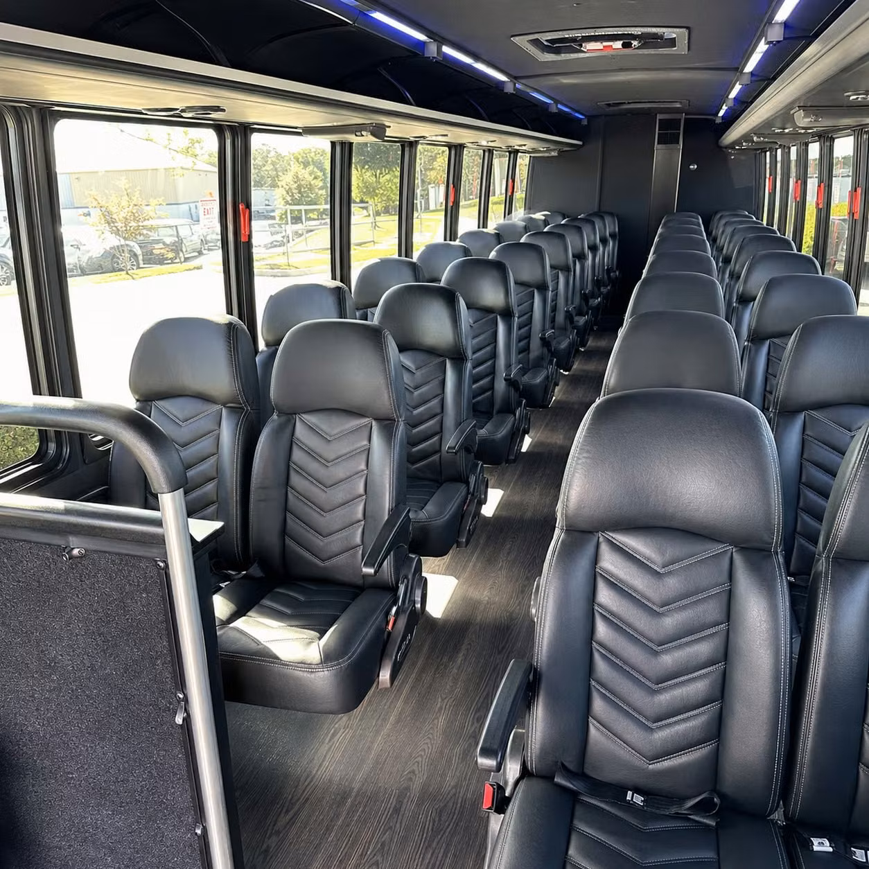 28 passenger minibus interior