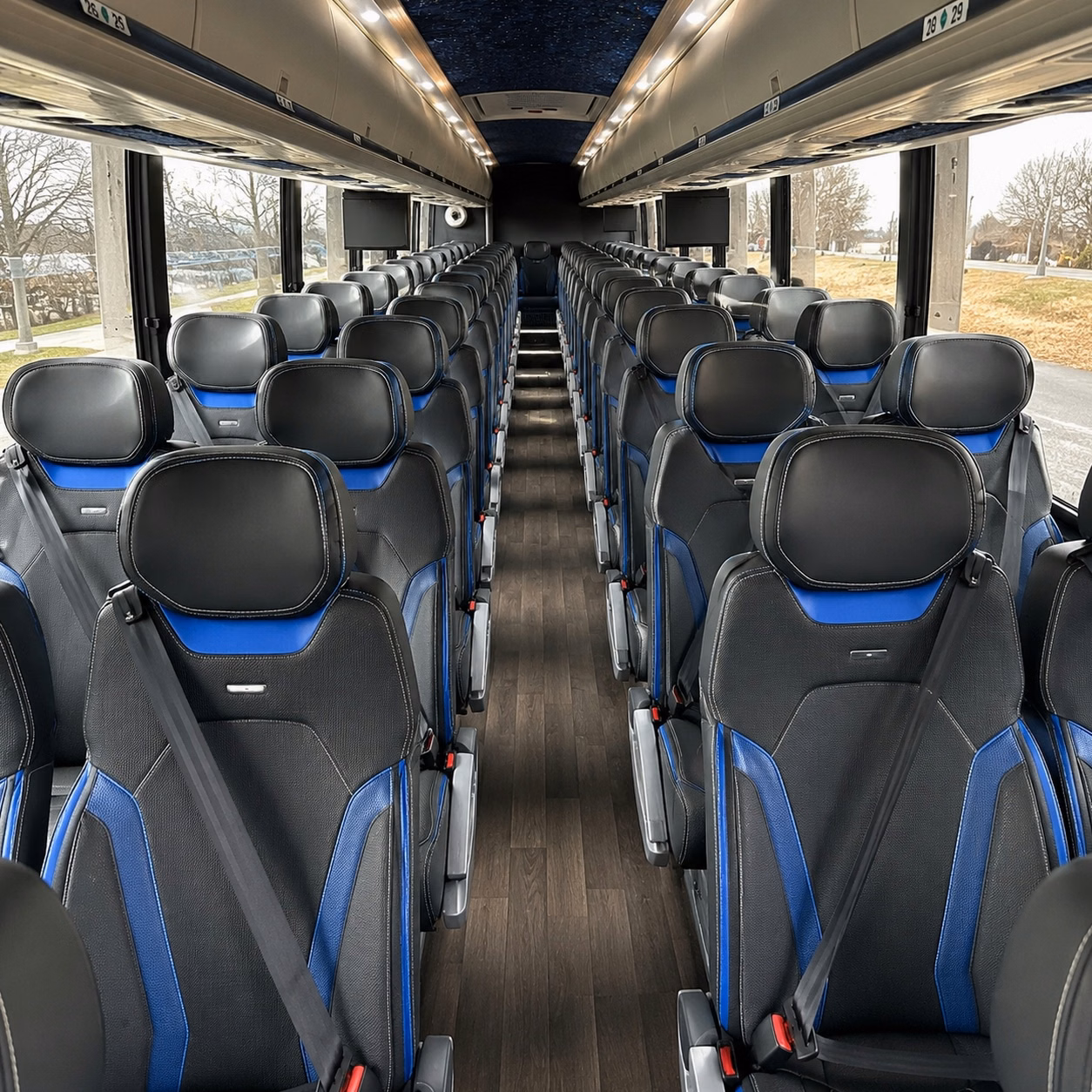 charter buses for large hillsboro prom groups traveling together