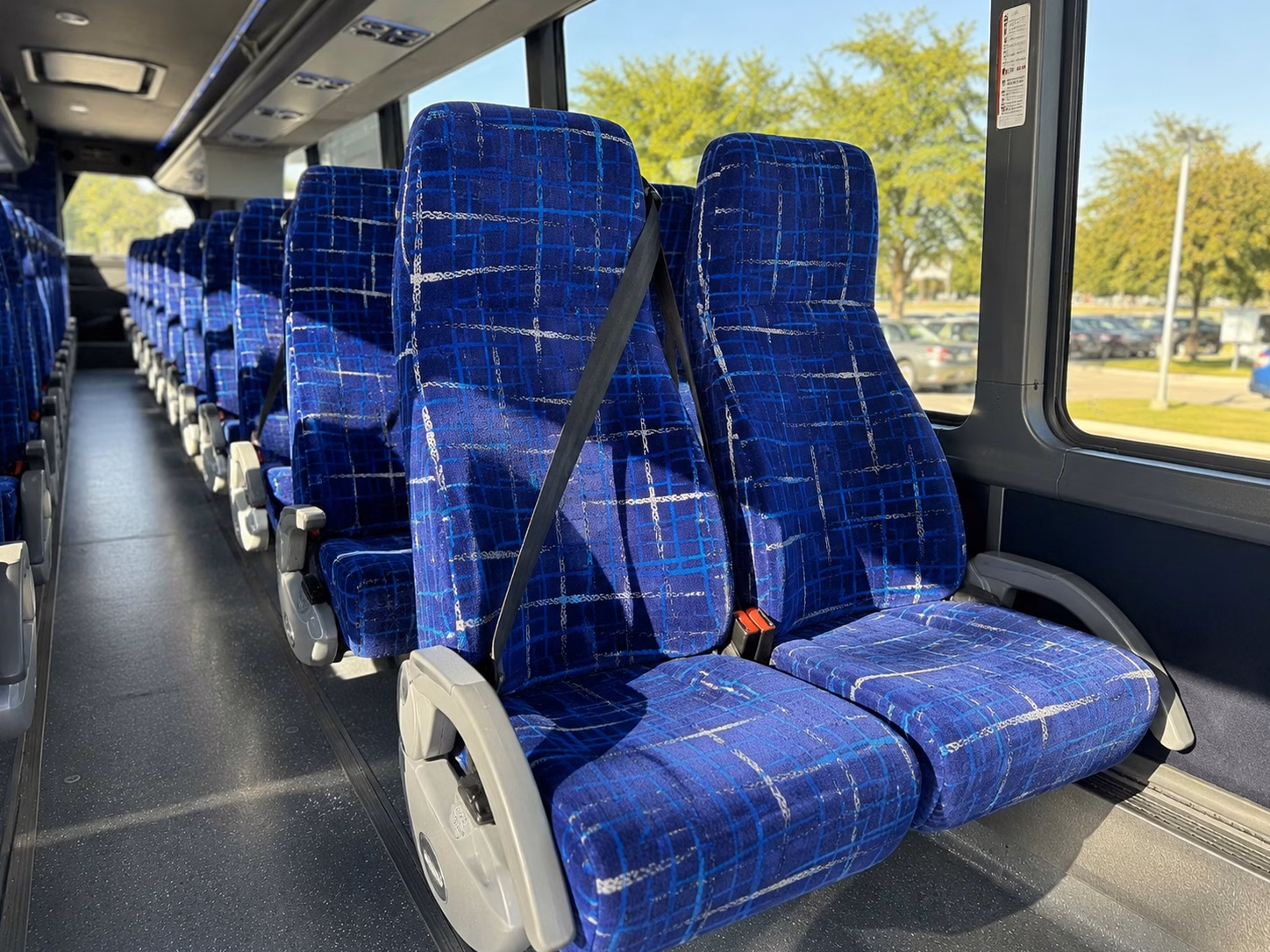 hillsboro charter bus interior