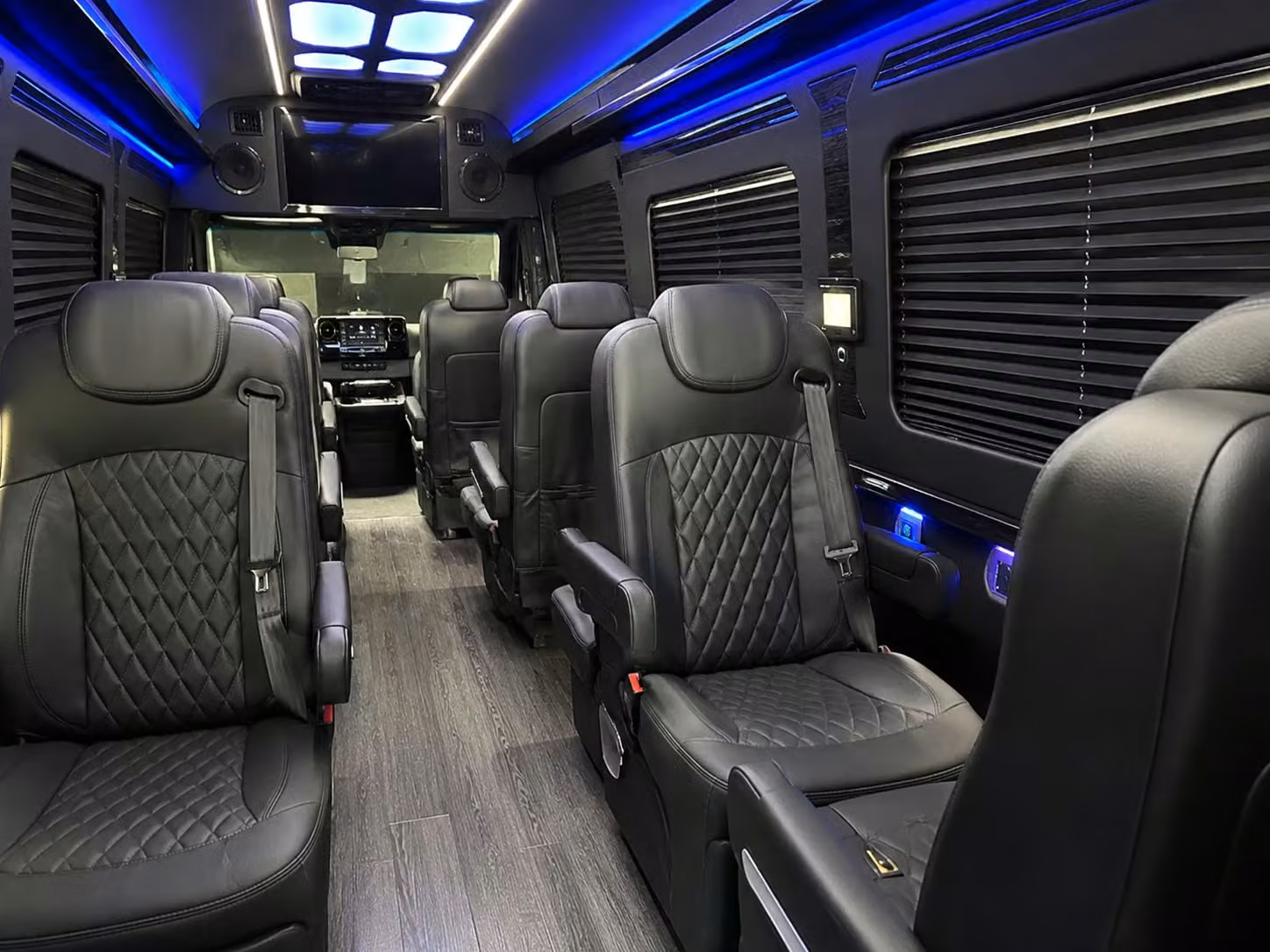 sprinter van with driver interior